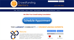 Desktop Screenshot of crowdfundingmentorscoachesconsultants.com