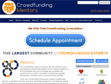 Tablet Screenshot of crowdfundingmentorscoachesconsultants.com